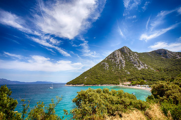 Divna beach on Peljesac peninsula, Croatia