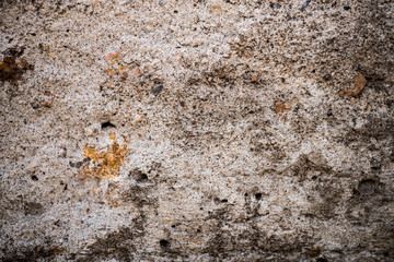 The texture of concrete
