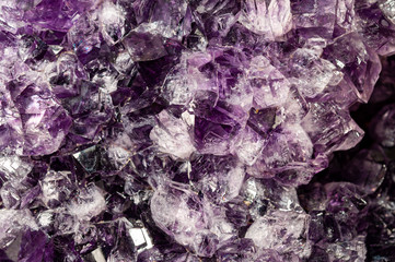 dreamy purple amethyst crystal background