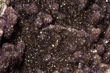 dreamy purple amethyst crystal background