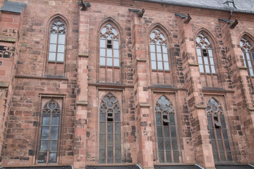 Fototapeta na wymiar Church of the Holy Spirit - Heiliggeistkirche, Market Square, Heidelberg