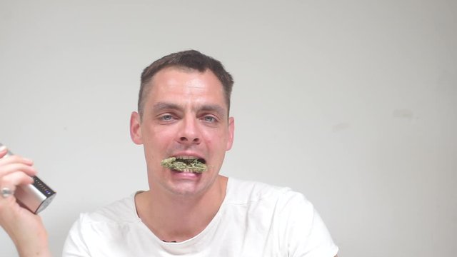 guy wants to eat cannabis bud, edible marijuana