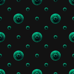 watercolor balloon circle nipples seamless pattern