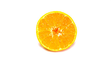 Fototapeta premium orange fruit on white background