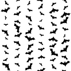 Obraz na płótnie Canvas Halloween background with bats