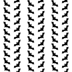 Naklejka premium Halloween illustration with bats