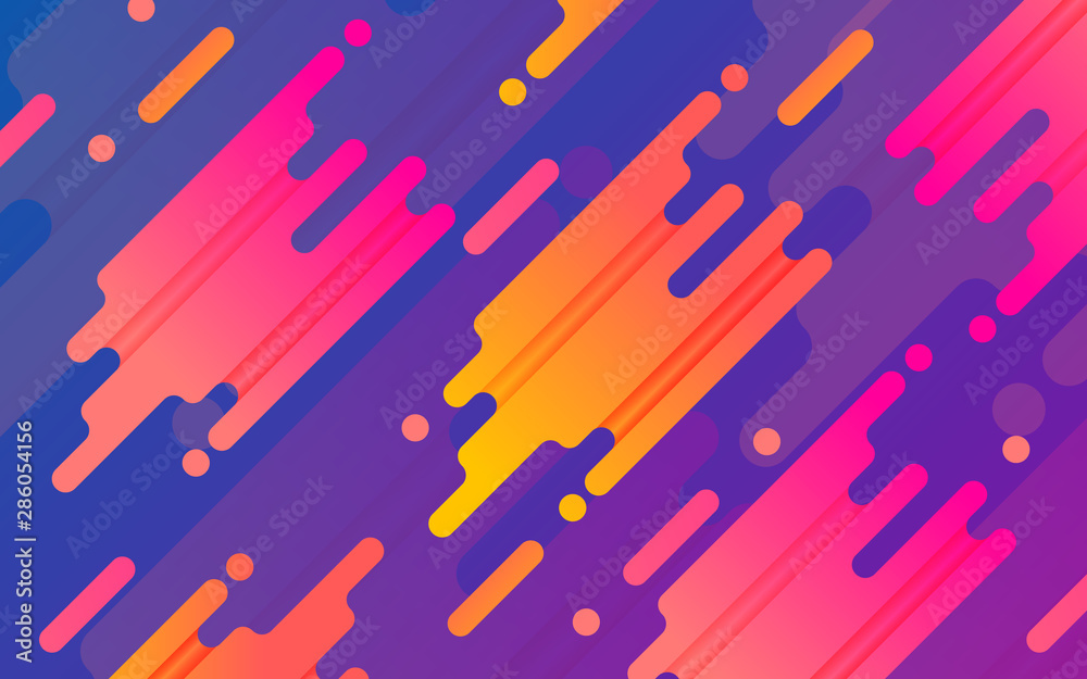 Wall mural abstract bright background with trendy gradients. design for different backgrounds.