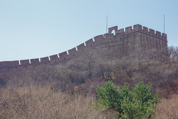 Detail of the Great Wall in the vicinity of Badaling