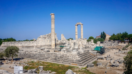 Apollon temple - Ruins of the Temple of Apollo in Didim, Turkey-