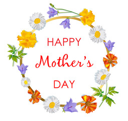 Background with realistic vector colors for Mathers Day. Template for banners, flyers, invitations, voucher, discounts, posters, brochures 