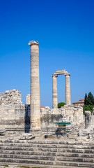 Apollon temple - Ruins of the Temple of Apollo in Didim, Turkey-