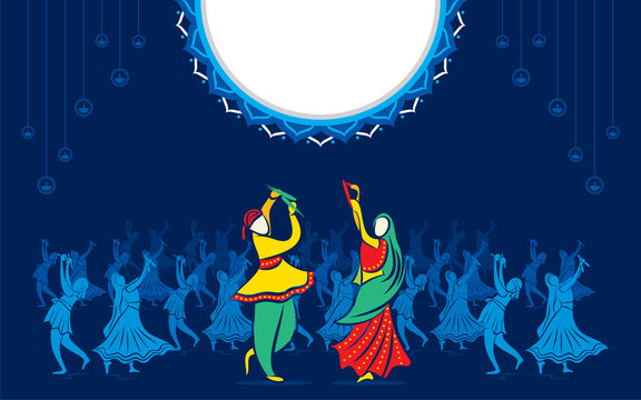 Details 300 dandiya night background