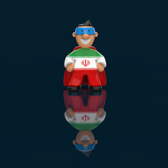 Naklejka premium Superhero concept - 3D Illustration