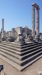 Apollon temple - Ruins of the Temple of Apollo in Didim, Turkey-