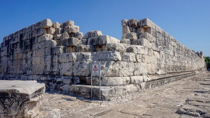 Apollon temple - Ruins of the Temple of Apollo in Didim, Turkey-