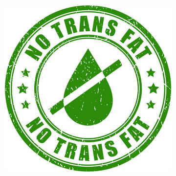 No Trans Fat Vector Icon