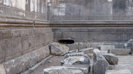 Apollon temple - Ruins of the Temple of Apollo in Didim, Turkey-