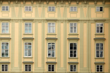 old building facade detail in Vienna Austria