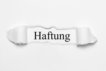 Haftung 