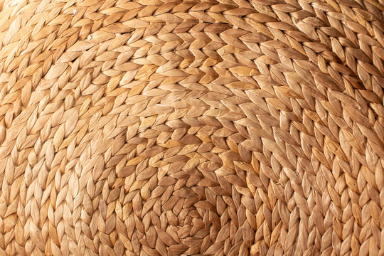 Pouf en fibre de bananier