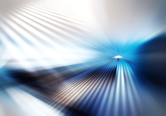 abstract background of light with stripes directed from center outwards in white, blue, grey and brown colour