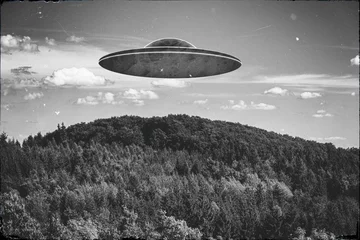 Cercles muraux UFO Soucoupe volante