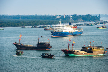Wenchang harbor scenery