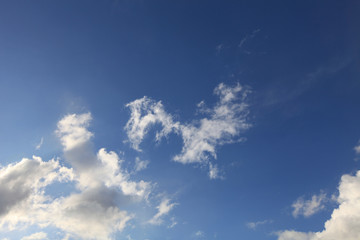blue sky with clouds