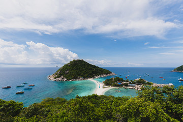 Koh Nang Yuan island, paradise beach in Thailand