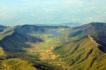 Fototapeta premium view of mountains
