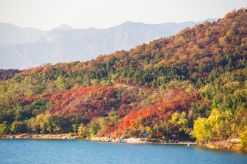 Beijing Ming Tombs Reservoir Autumn Landscape