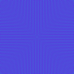 Retro halftone colored round circle pattern background - color abstract vector graphic design from circles