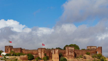 old castle on the hill. Silves castle