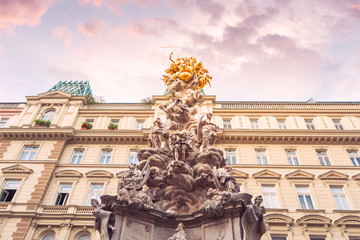 Plague Column in Vienna, Austria