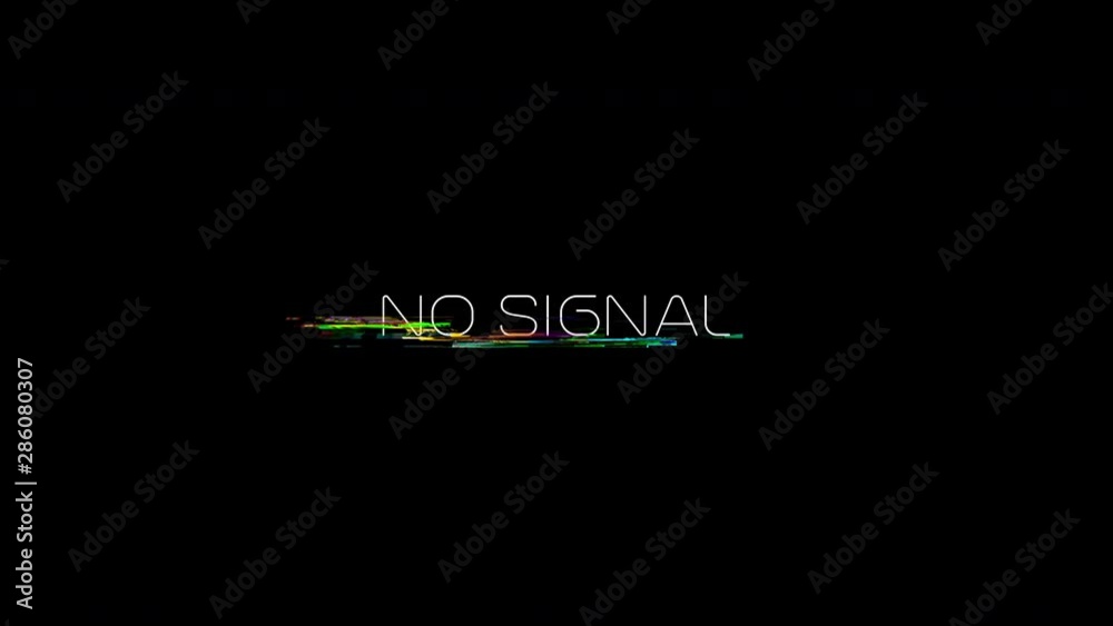 Leinwandbilder no signal retro vhs screen style 2 / no signal retro vhs 2 / a retro vhs screen featuring no signal 