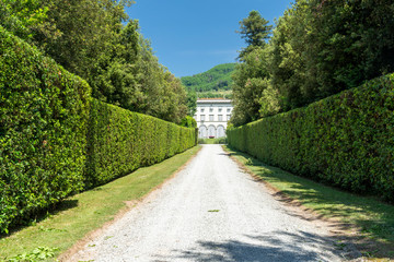 Exterior of Villa Grabau at Marlia, Tuscany