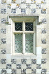 Vintage leaded window, leadlight