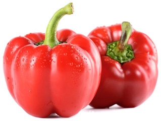 sweet pepper, paprika isolated