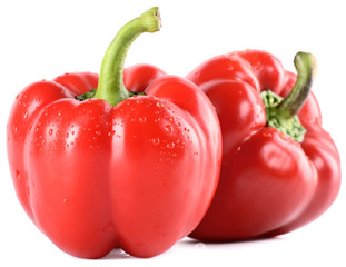 sweet pepper, paprika isolated