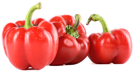 sweet pepper, paprika isolated