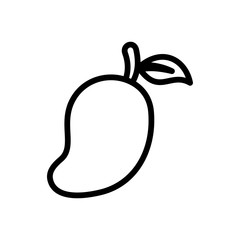Mango icon vector