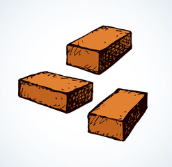 Brick. Vector drawing