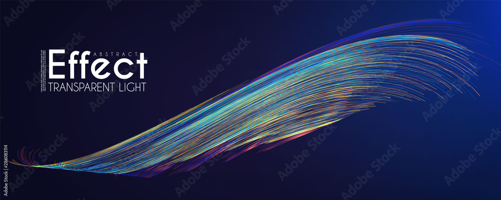 Wall mural motion backgound. magic color amd light effect design template. shining depth space.