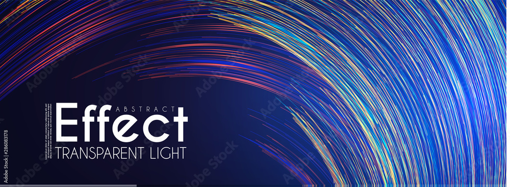 Wall mural motion backgound. magic color amd light effect design template. shining depth space.