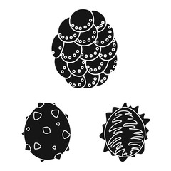 Isolated object of fantastic and cute sign. Collection of fantastic and magic stock symbol for web.