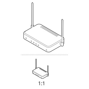 Modem [schwarz-wei&szlig;]