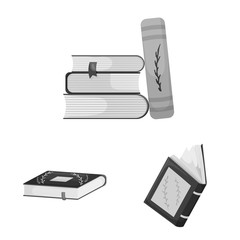 Vector illustration of education and source sign. Set of education and information stock vector illustration.