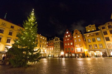 Fototapeta na wymiar Stockholm, Christmas lights