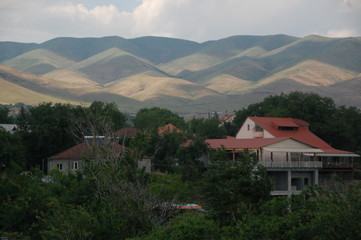 Fototapeta na wymiar Дневной пейзаж в Гарни, Армения