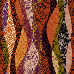 Cotton fabric Vector ethnic tribal pattern. Seamless art image.